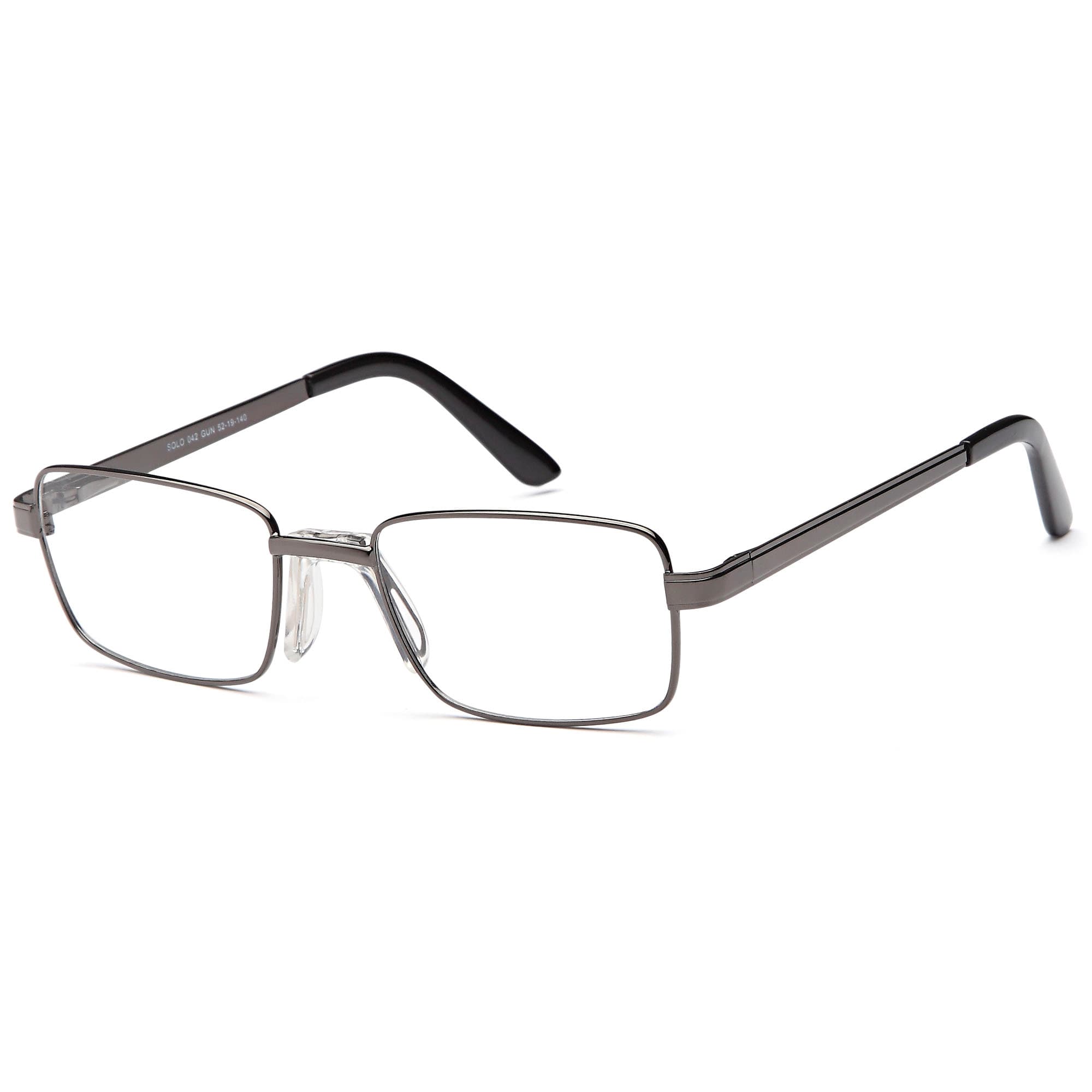 Solo 042 designer frame in colour GUN