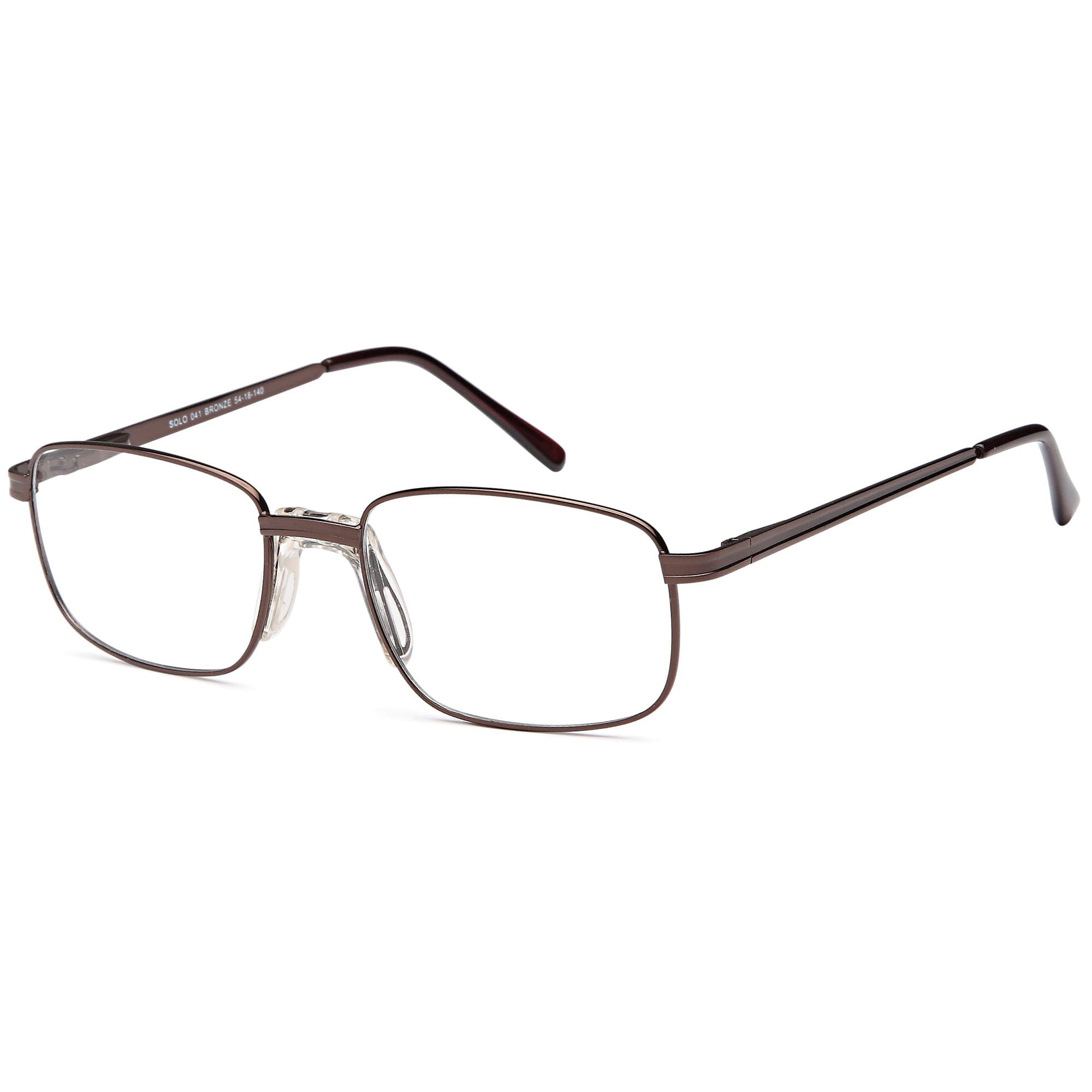 Solo 041 designer frame in colour BRONZE