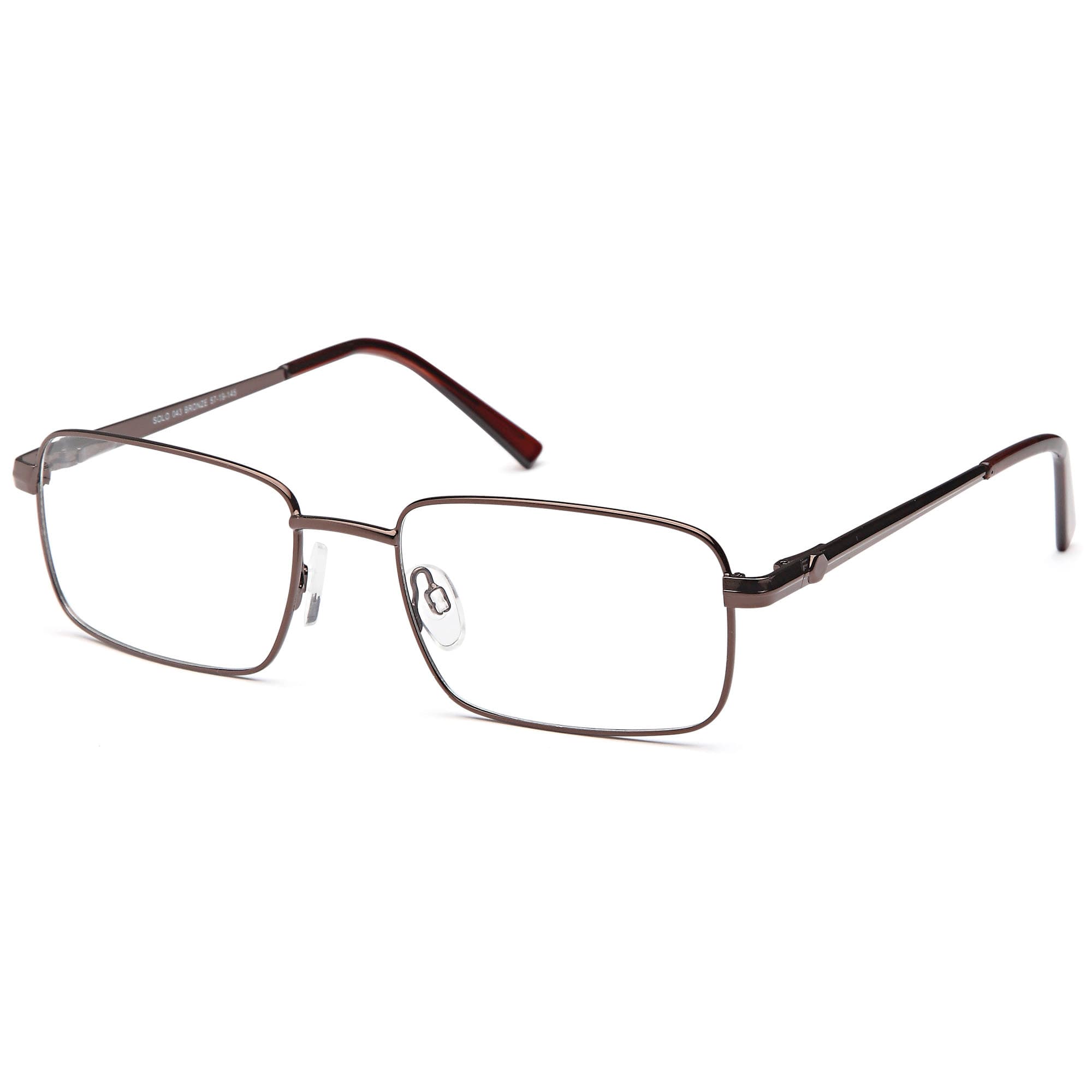 Solo 043 designer frame in colour BRONZE