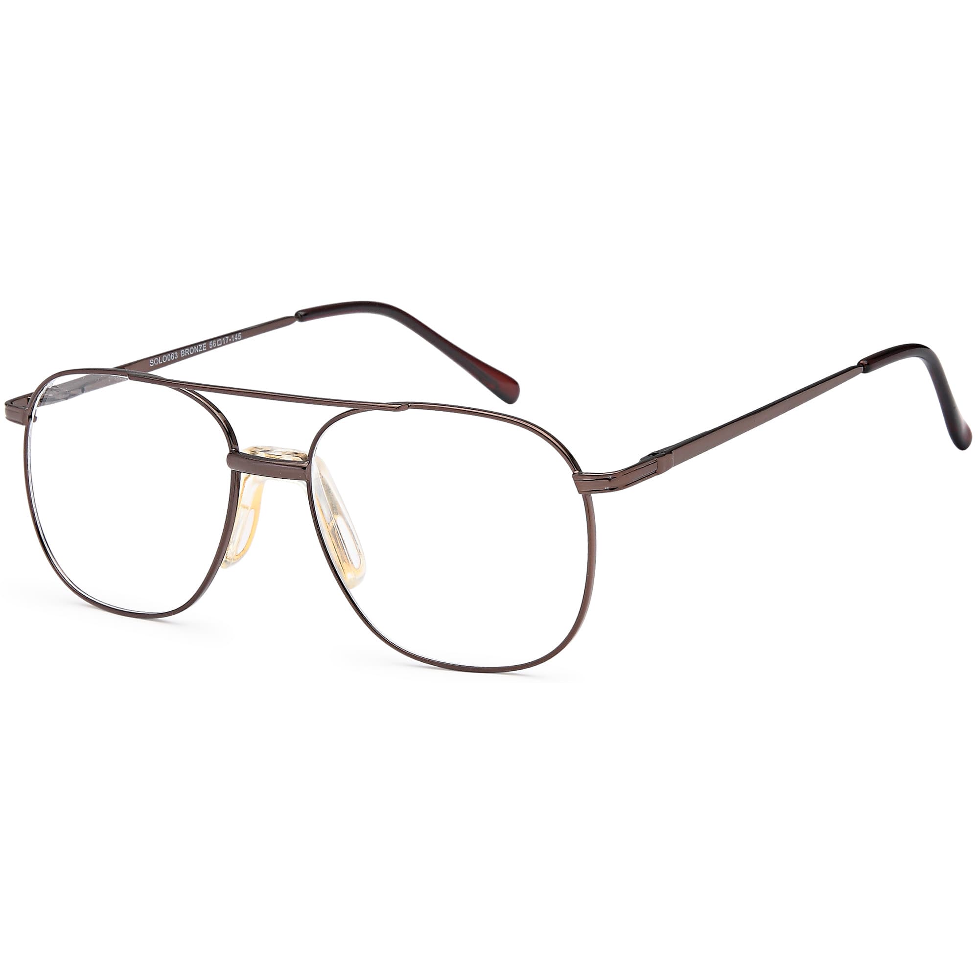 Solo 063 designer frame in colour BRONZE