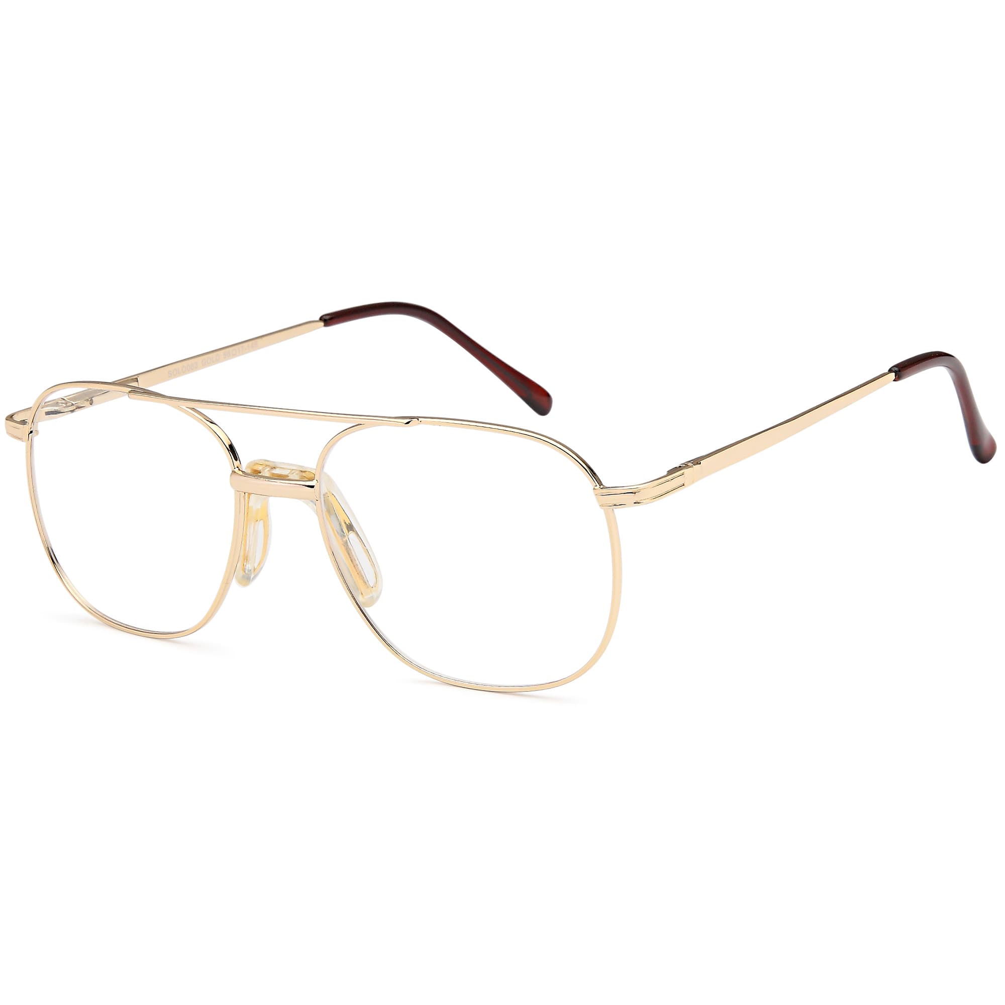 Solo 063 designer frame in colour GOLD