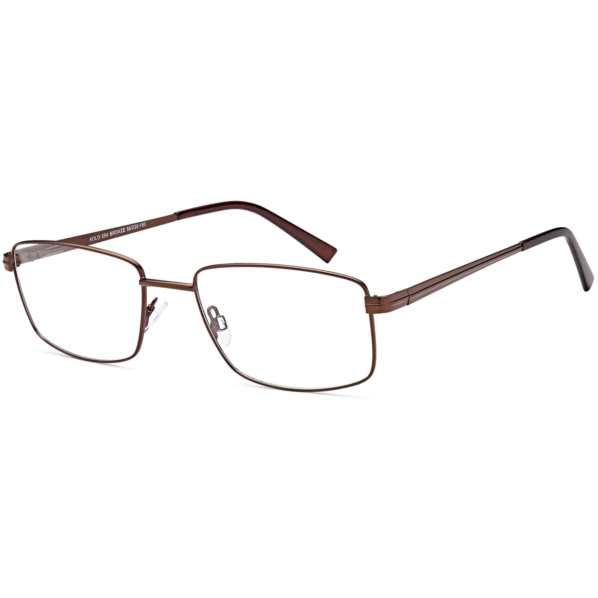 Solo 054 designer frame in colour BRONZE
