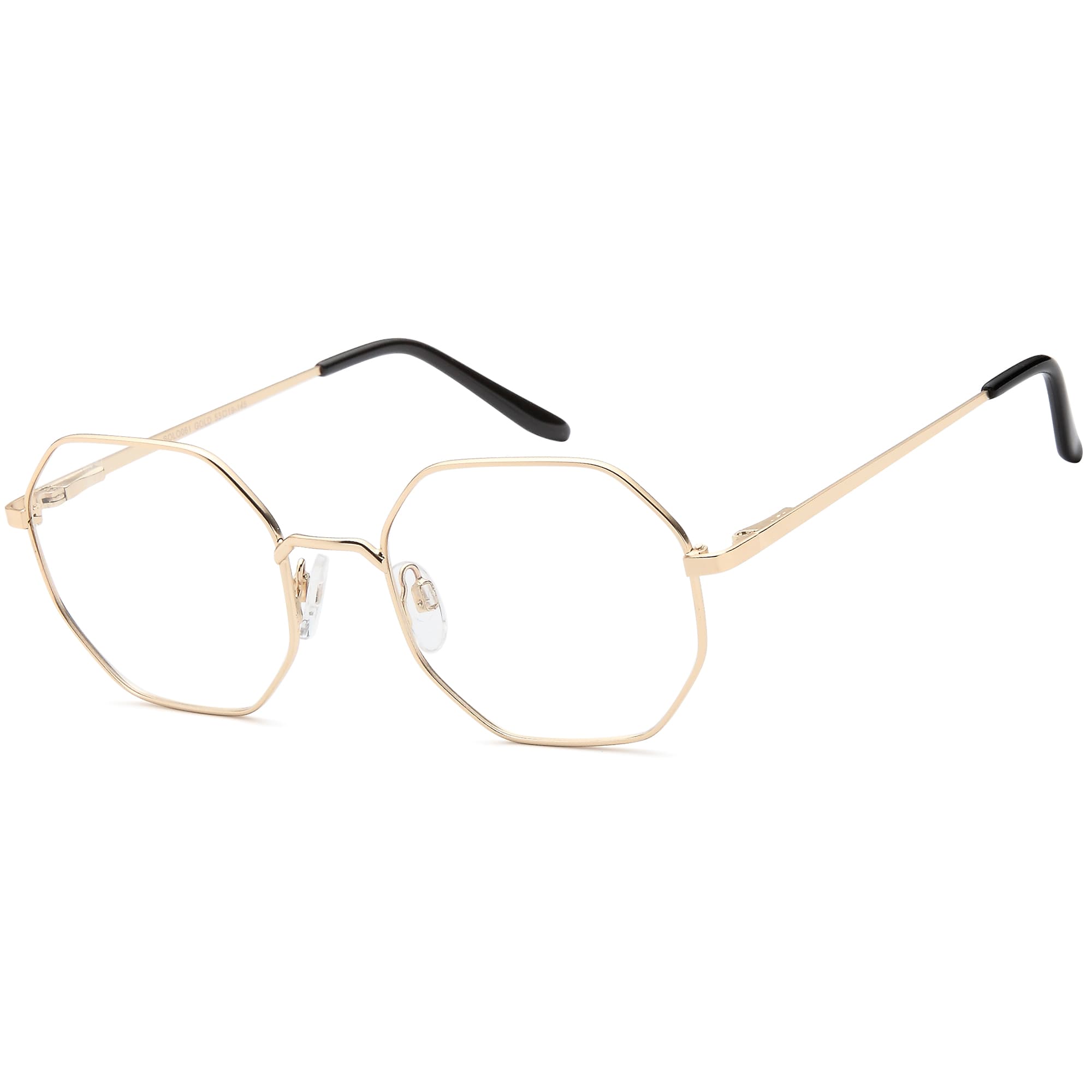 Solo 061 designer frame in colour GOLD
