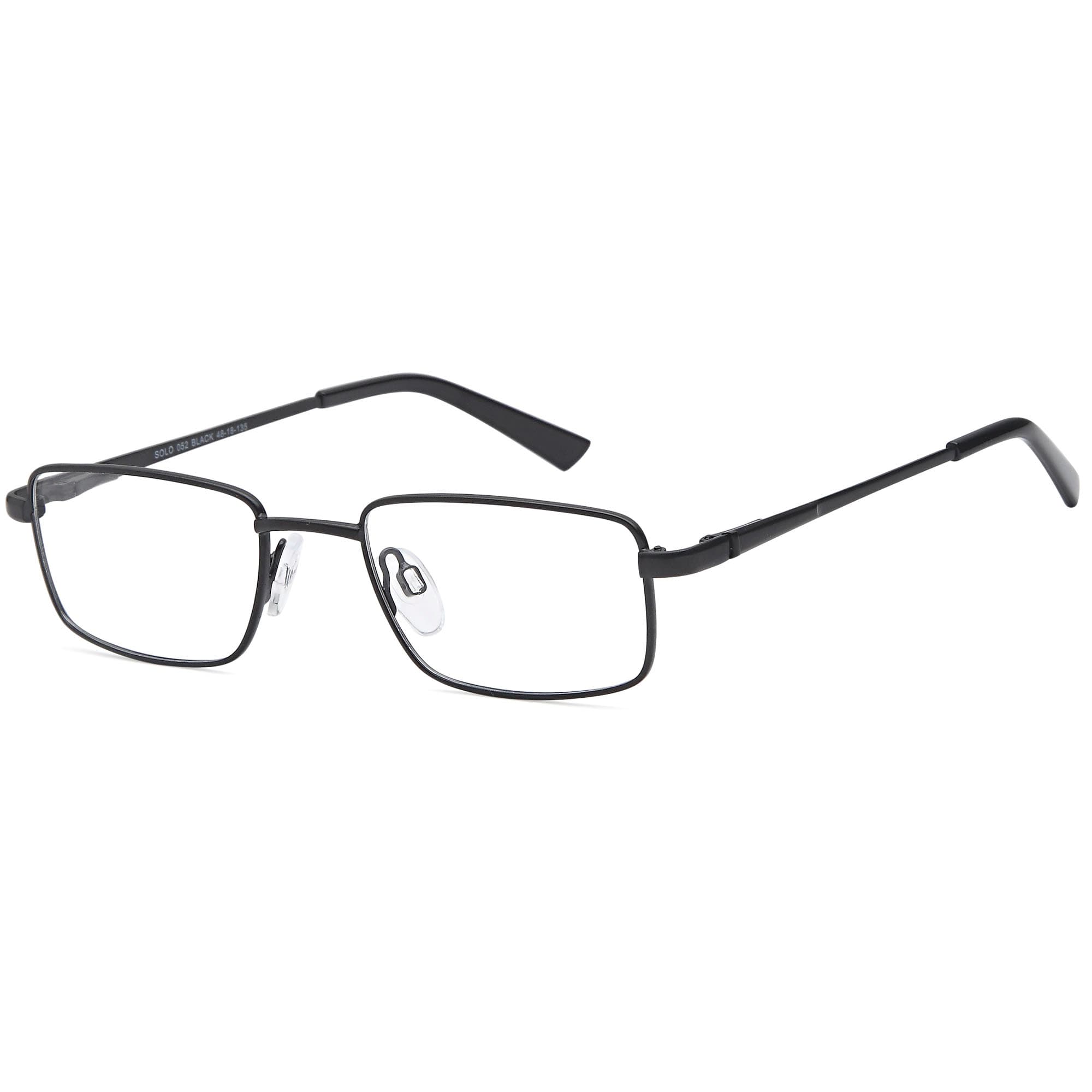 Solo 052 designer frame in colour BLACK