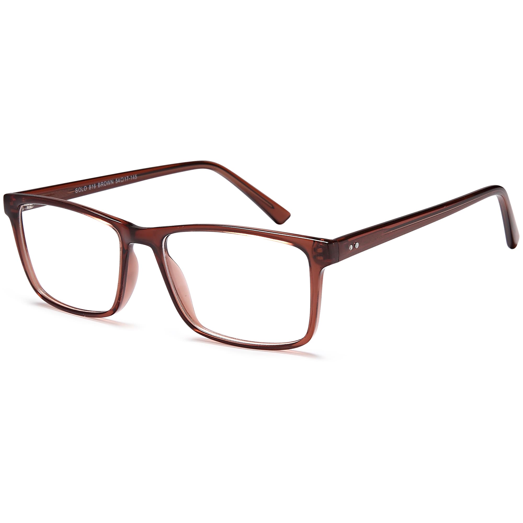 Solo 816 designer frame in colour BROWN