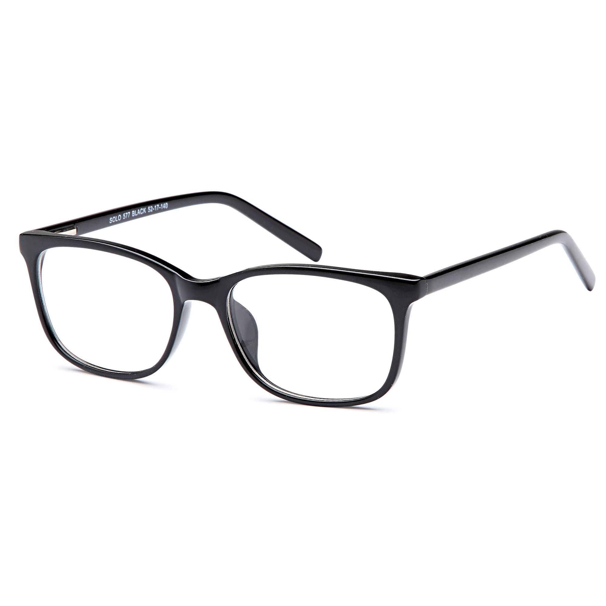Solo 577 designer frame in colour BLACK