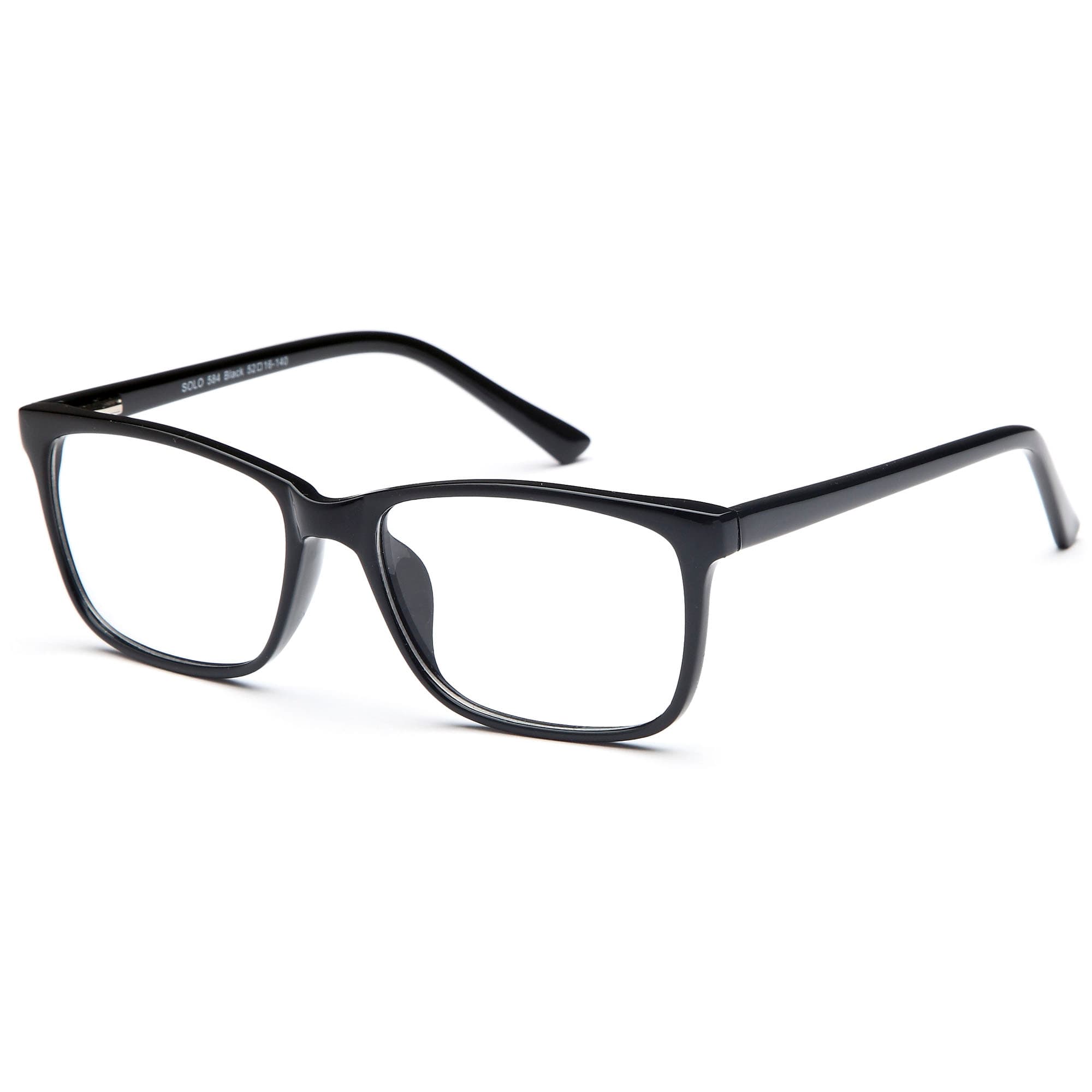 Solo 584 designer frame in colour BLACK