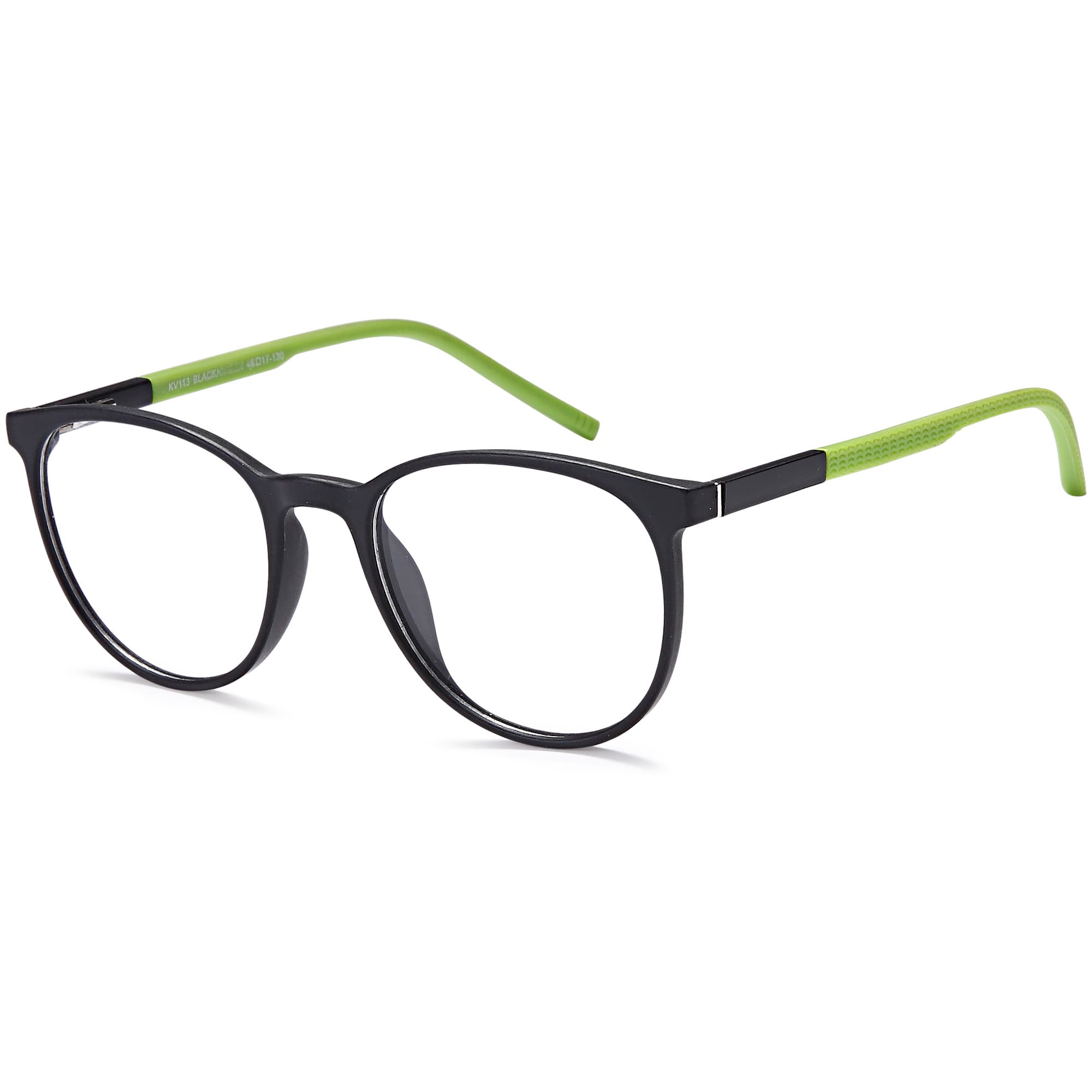 Kids Vision KV113 designer frame in colour BLACK//GREEN