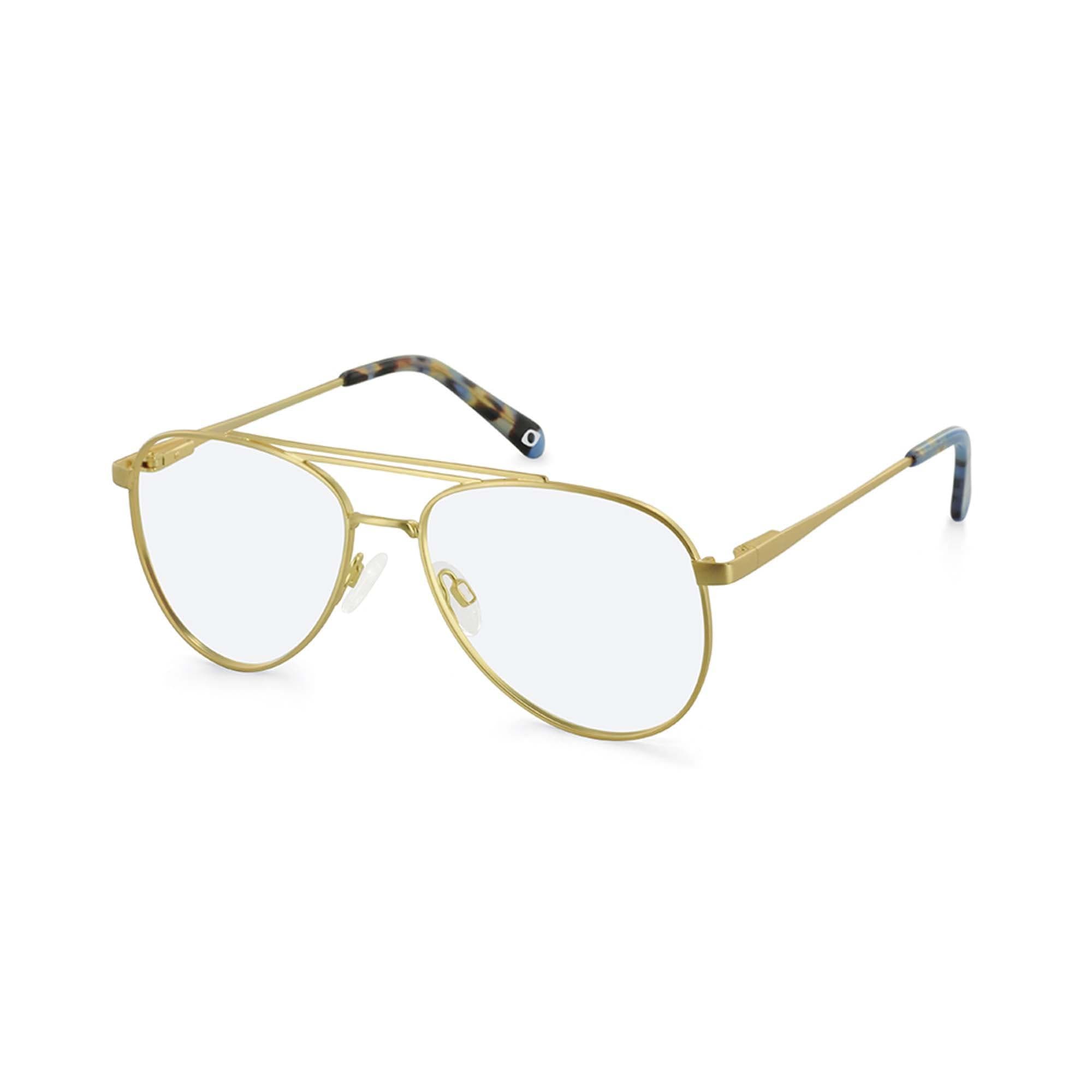 EyeStuff Pilot designer frame in colour Gold