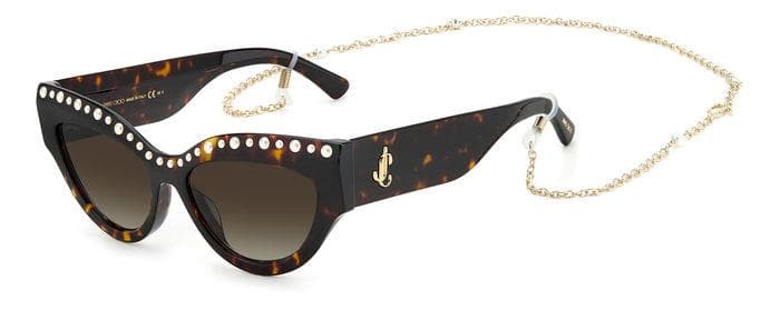 Jimmy Choo SOJNA/G/N/S designer frame in colour 086HA