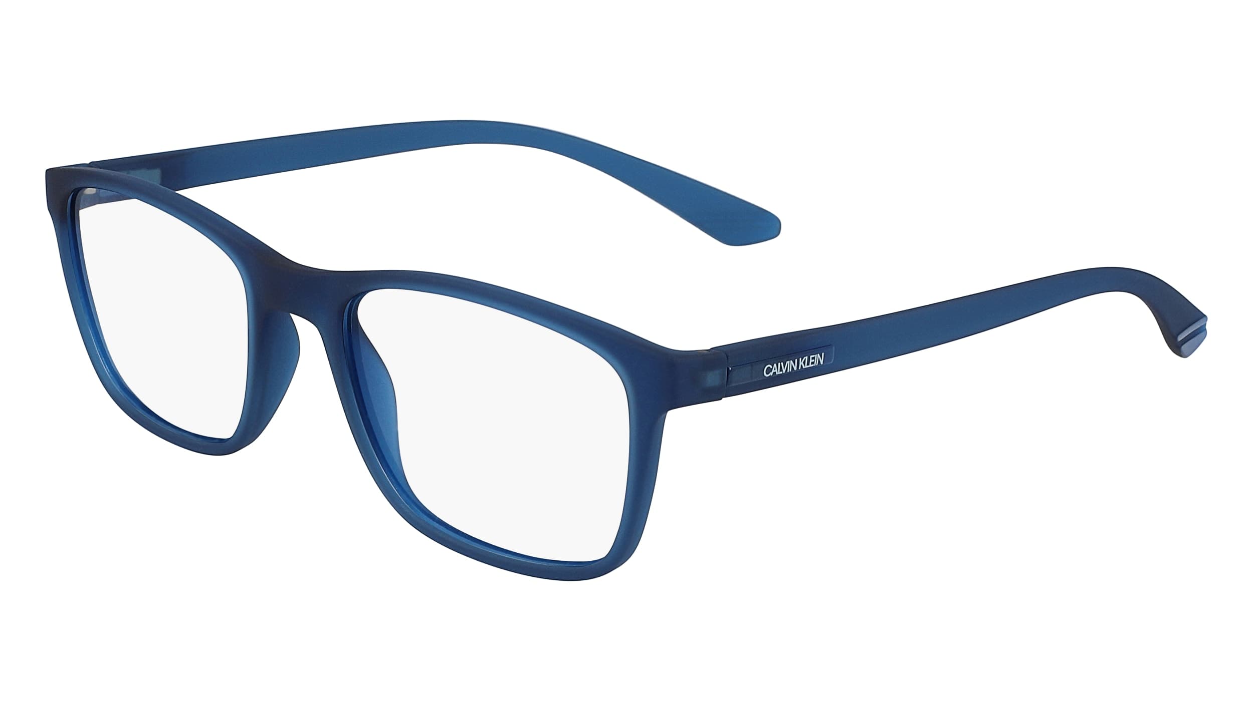 Calvin Klein 19571 designer frame in colour Matte Crystal Blue