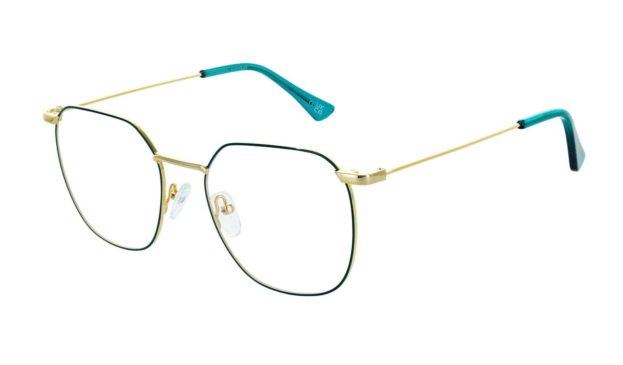 Zenith 103 designer frame in colour Gold/Dark Green