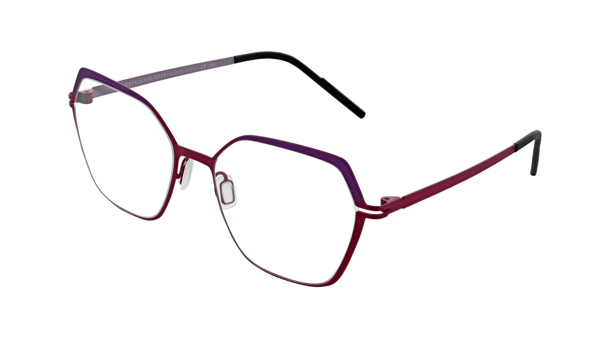 Reykjavik Eyes Maria designer frame in colour 1 violet/pink