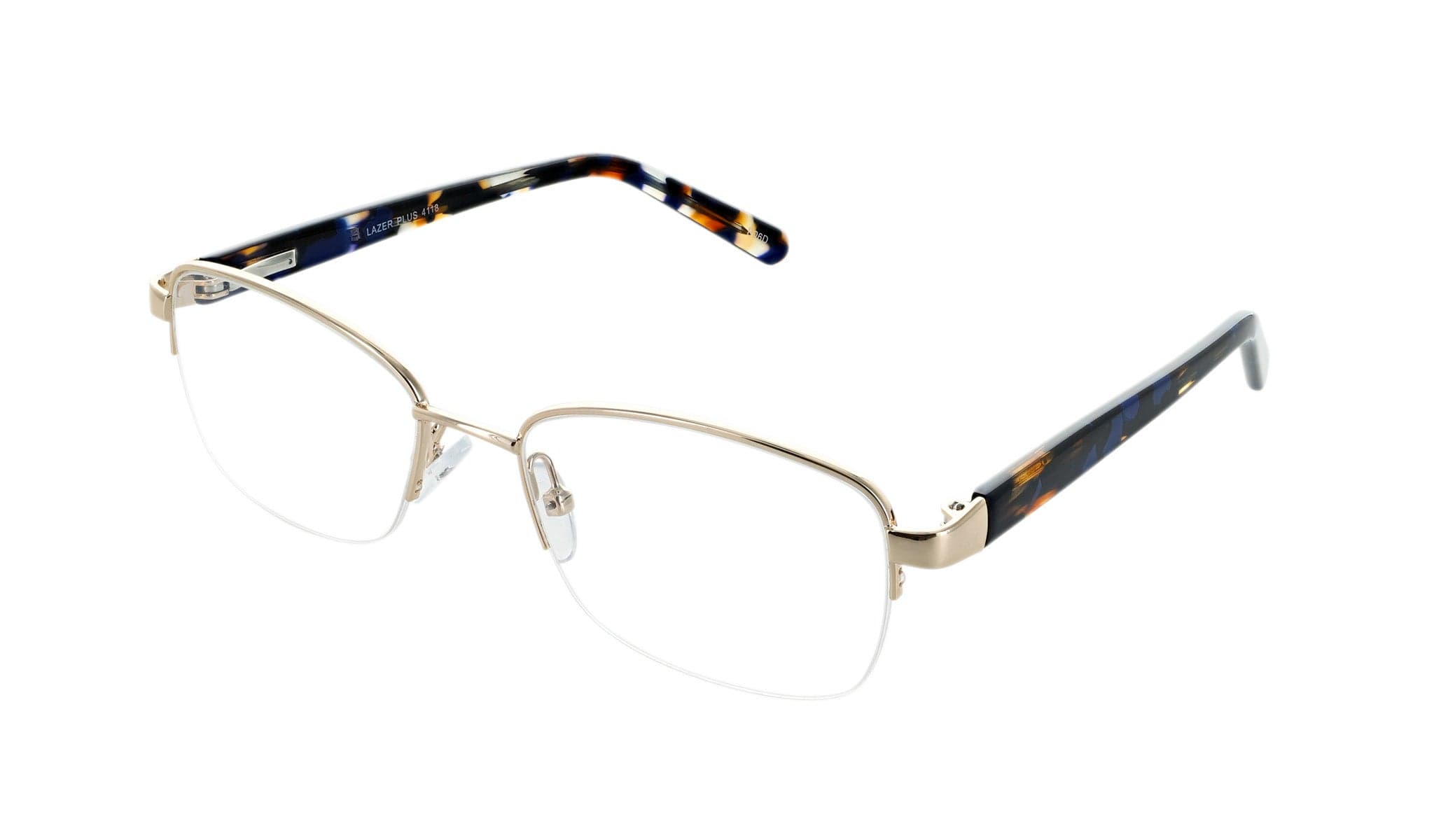 Lazer 4118 designer frame in colour Gold