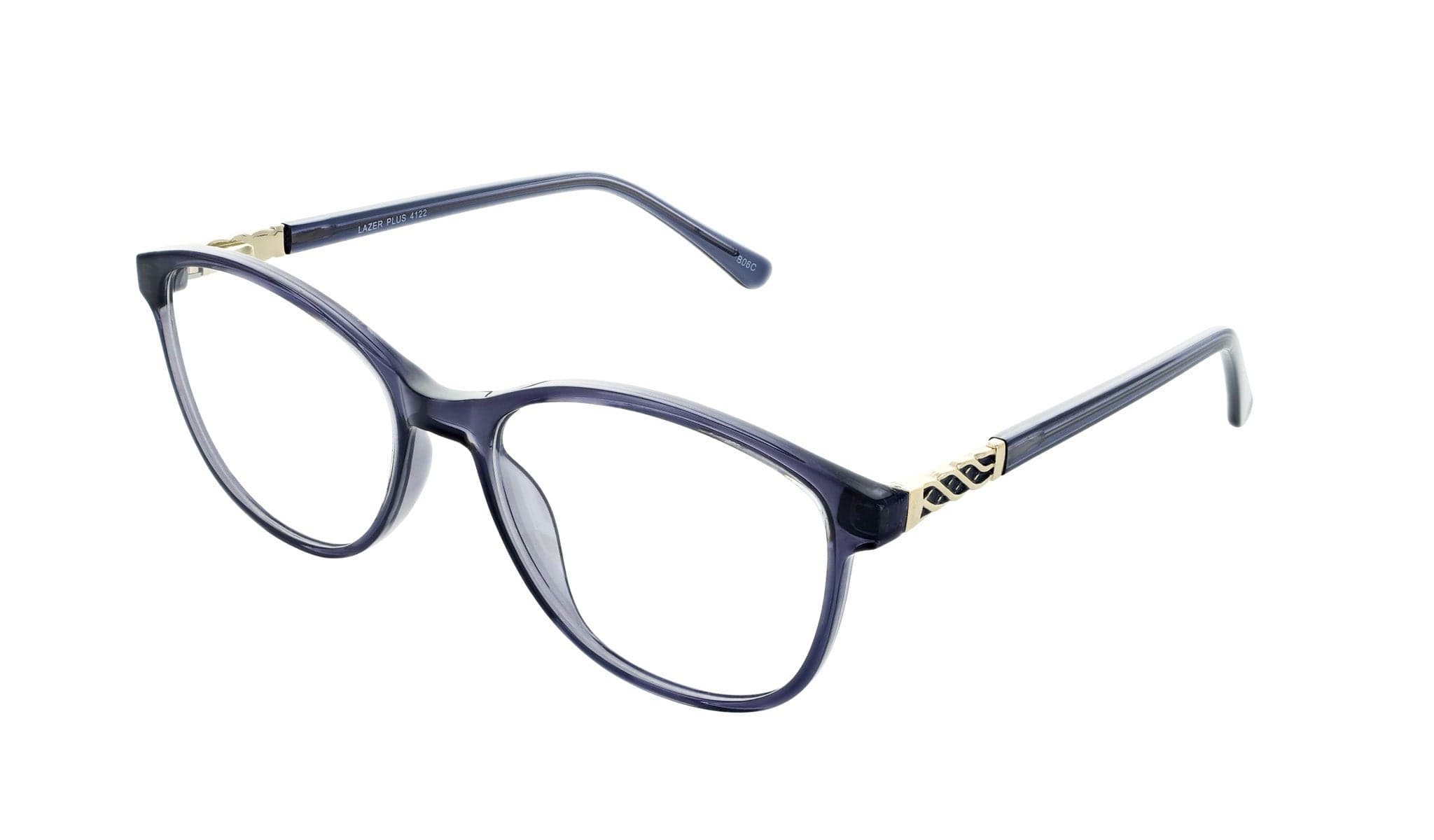 Lazer 4122 designer frame in colour Grey