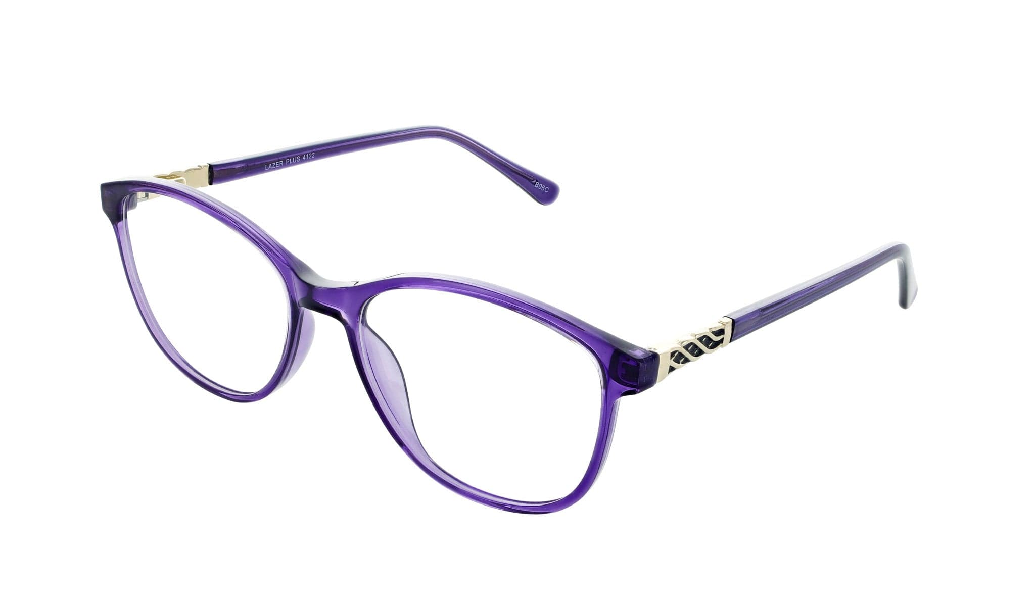 Lazer 4122 designer frame in colour Purple