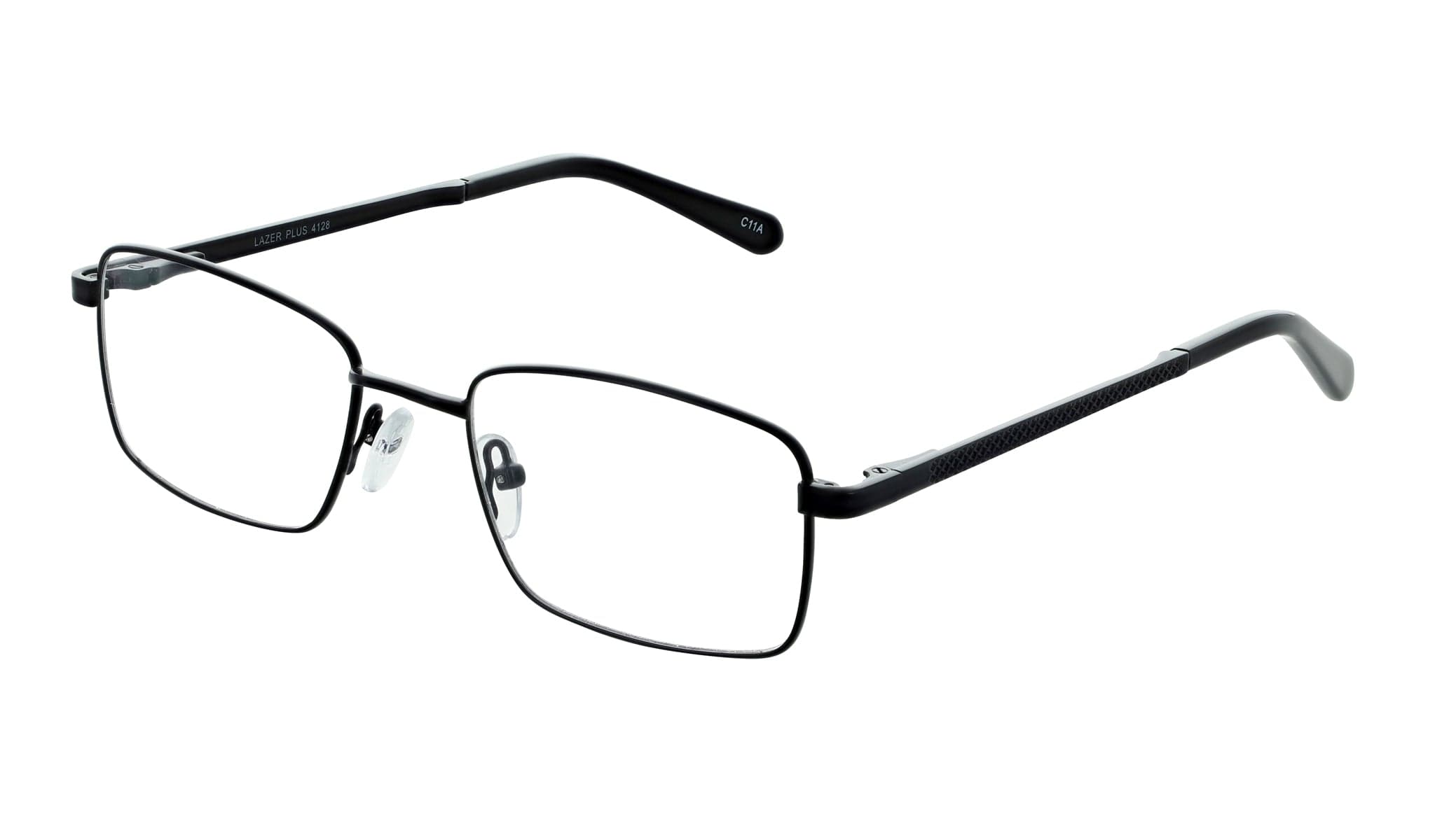 Lazer 4128 designer frame in colour BLACK