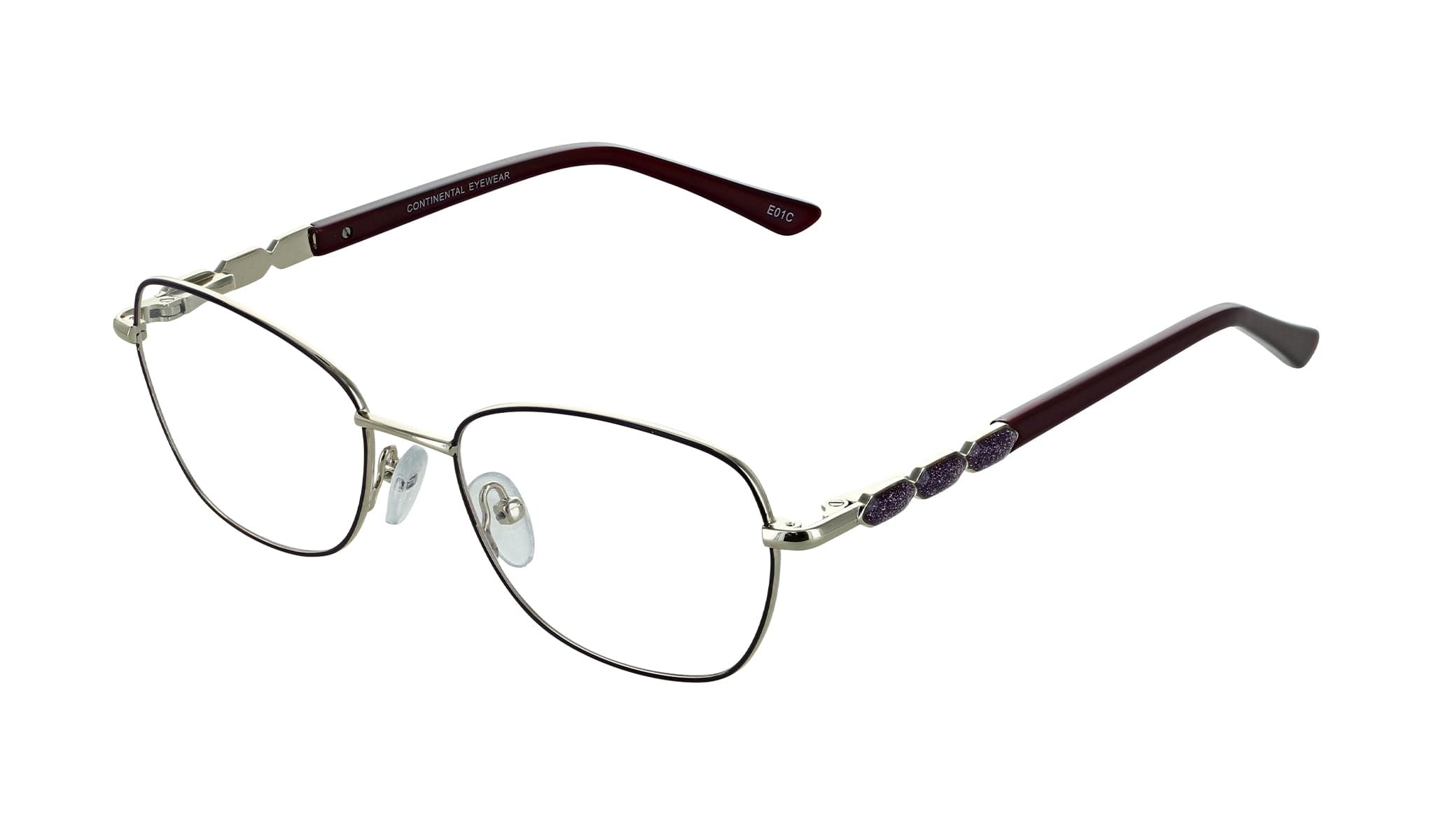 Cameo Olivia designer frame in colour Wine