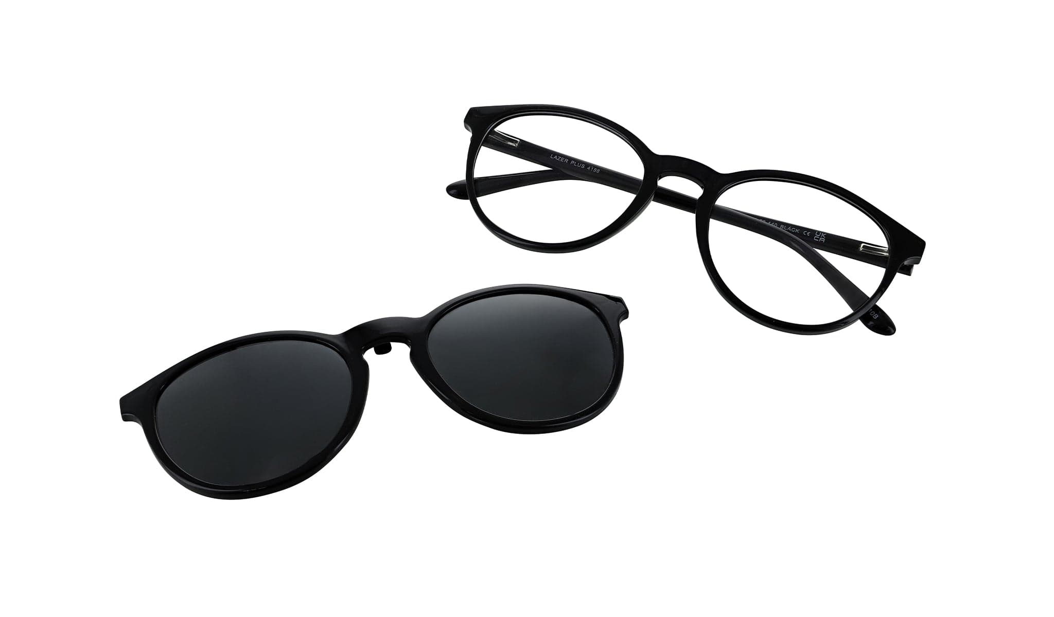 Lazer 4158 designer frame in colour BLACK