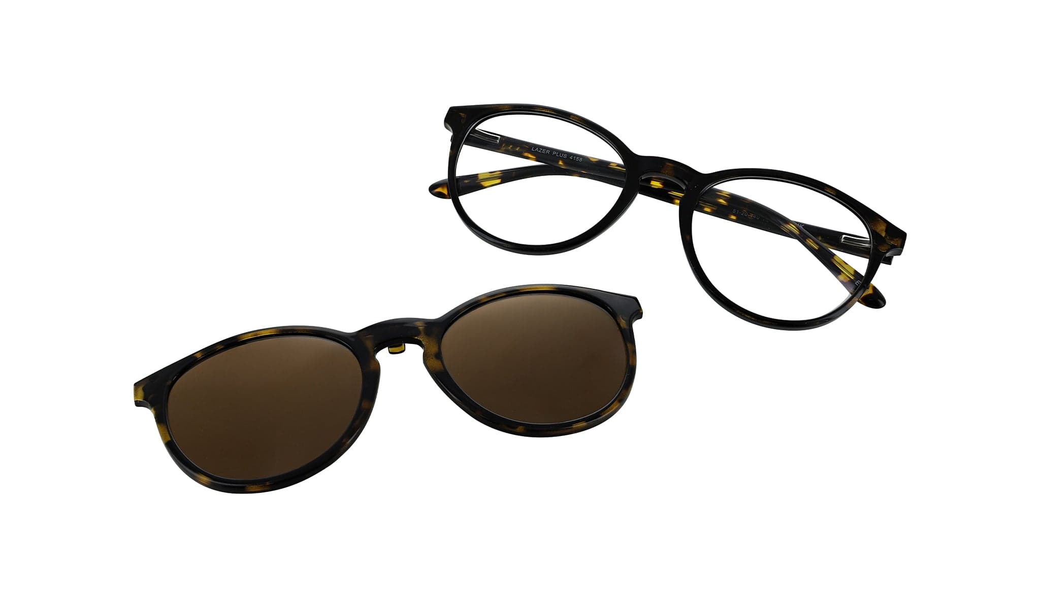 Lazer 4158 designer frame in colour TORT