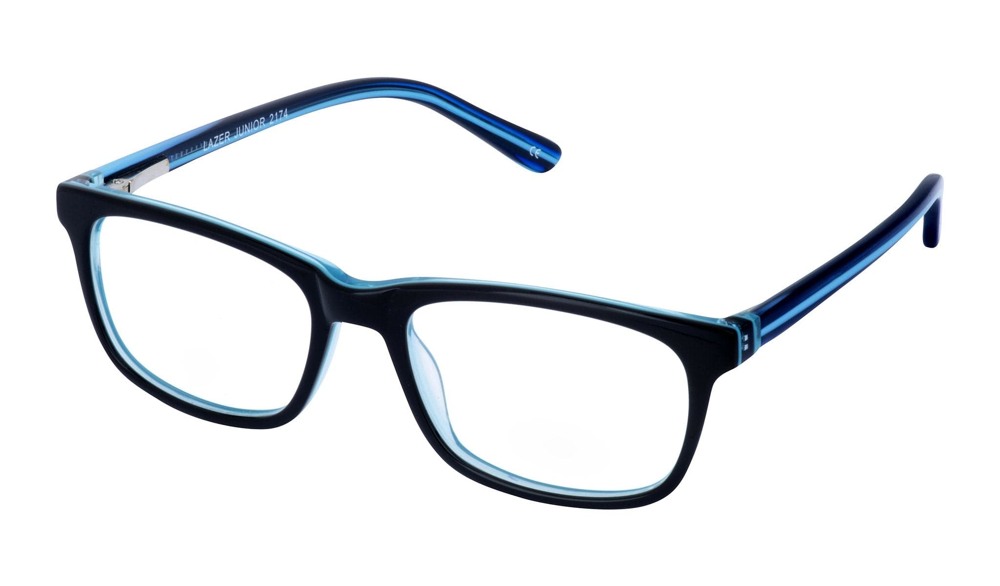 Lazer 2174 designer frame in colour BLACK/BLUE