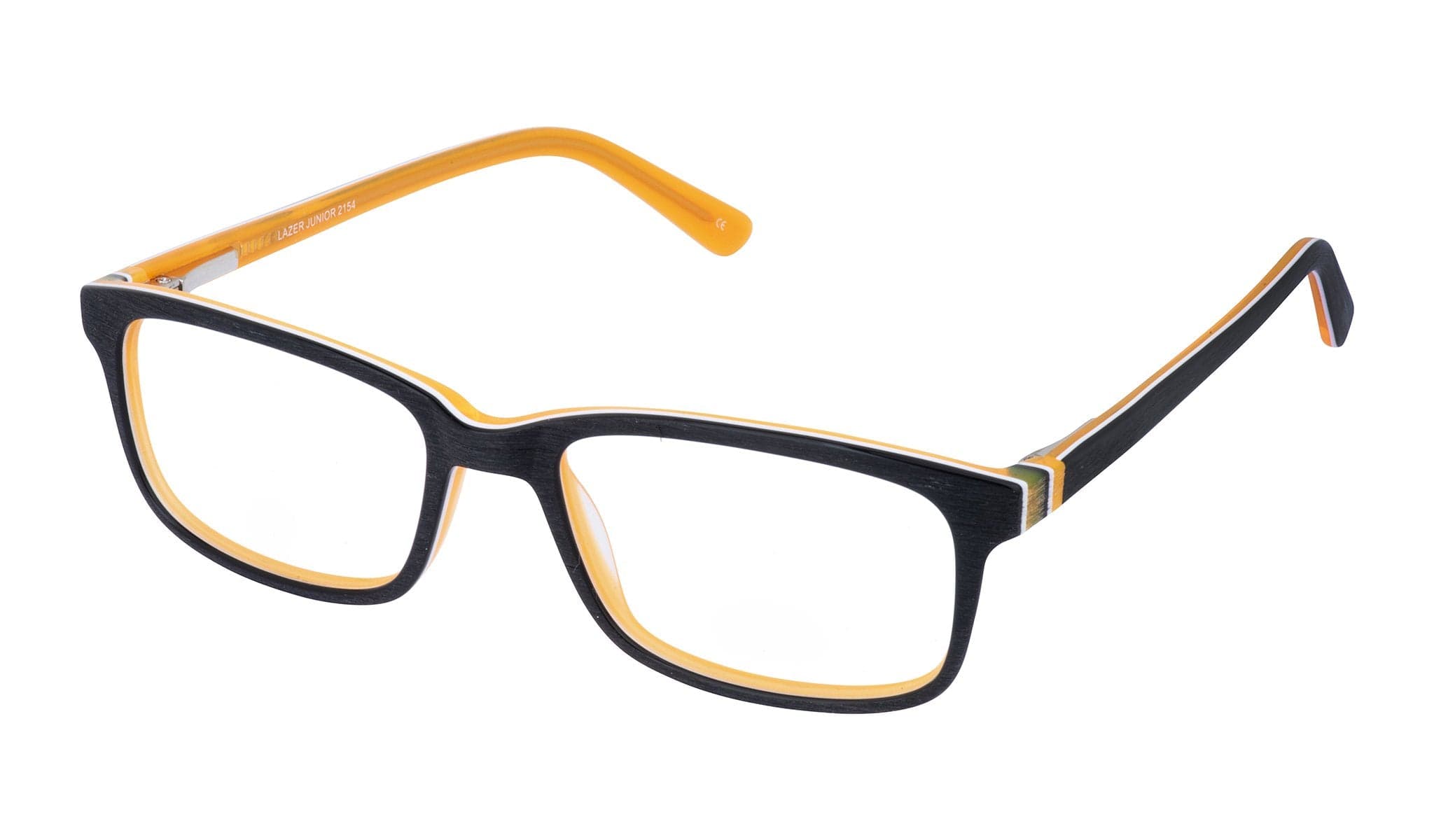 Lazer 2154 designer frame in colour Black/Orange