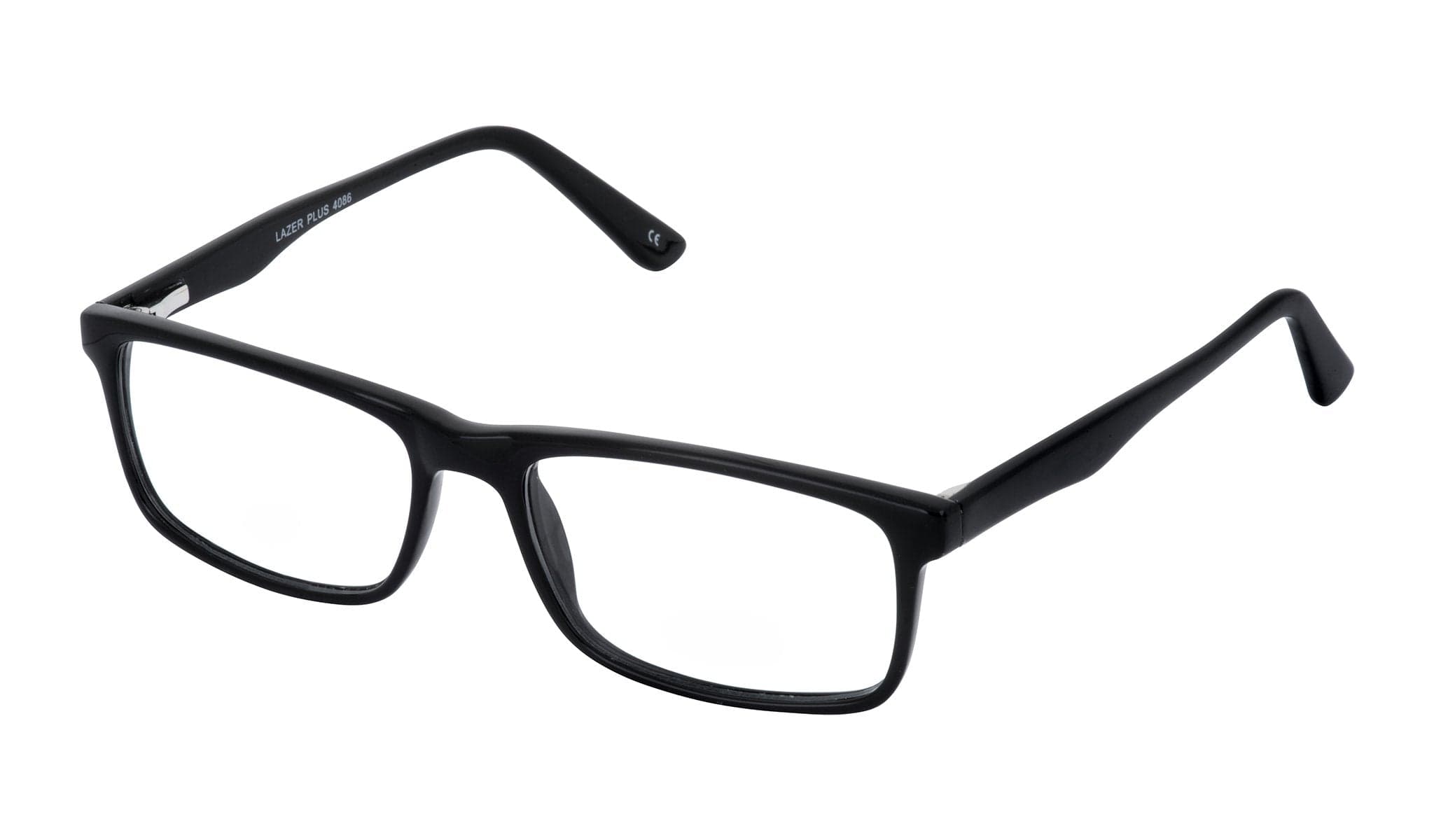 Lazer 4086 designer frame in colour Black