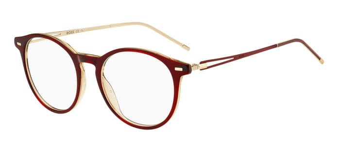 Hugo Boss 1458 designer frame in colour Burgundy