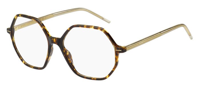 Hugo Boss 1528 designer frame in colour Havana