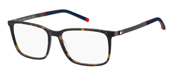 Tommy Hilfiger 1916 designer frame in colour Havana