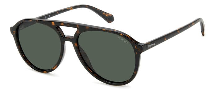 Polaroid 4162/S designer frame in colour Havana