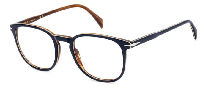 David Beckham 1212 designer frame in colour Blue Brown