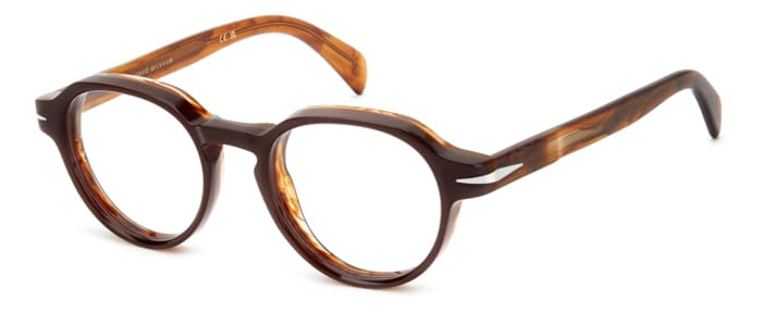 David Beckham 7153 designer frame in colour Brown Horn