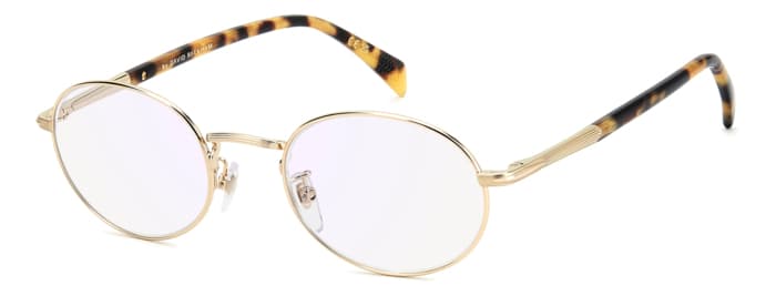 David Beckham 1203 designer frame in colour Gold Havana