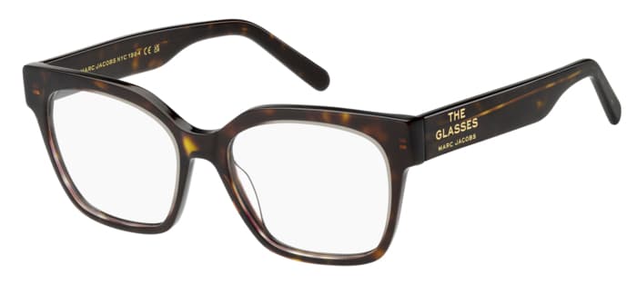 Marc Jacobs MARC801 designer frame in colour Crystal Havana
