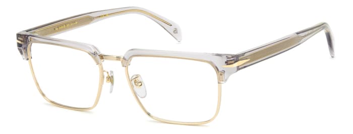 David Beckham 7112 designer frame in colour Grey Gold