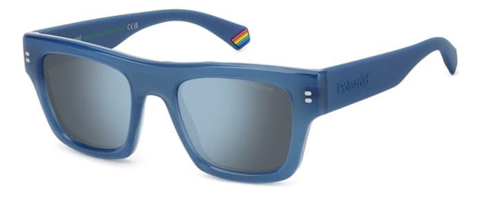 Polaroid 6238/S/X designer frame in colour Azure