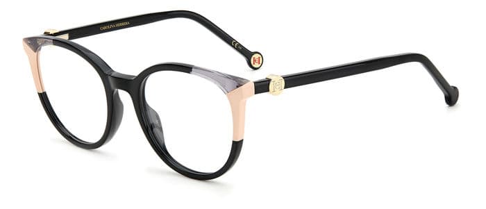 Carolina Herrera 0056 designer frame in colour Black
