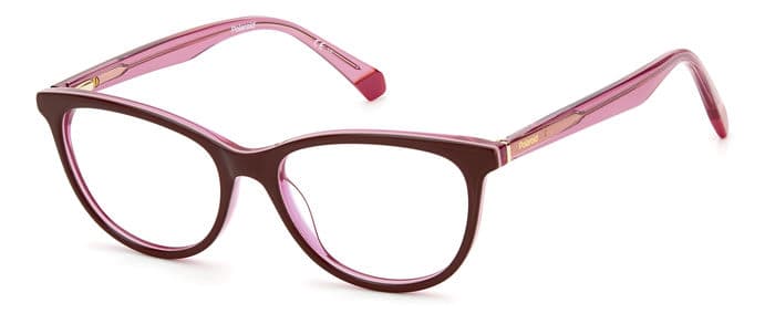 Polaroid D395 designer frame in colour Burgundy
