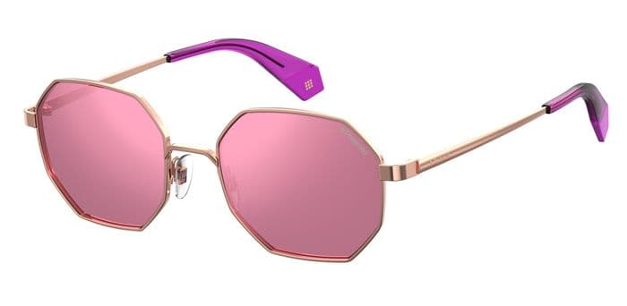 Polaroid 6067/S designer frame in colour Gold