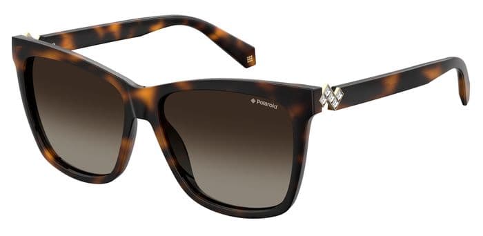 Polaroid 4078/S/X designer frame in colour Havana