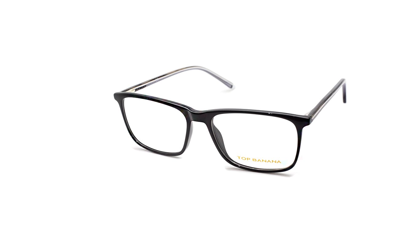 Top Banana Nine designer frame in colour Shiny Black