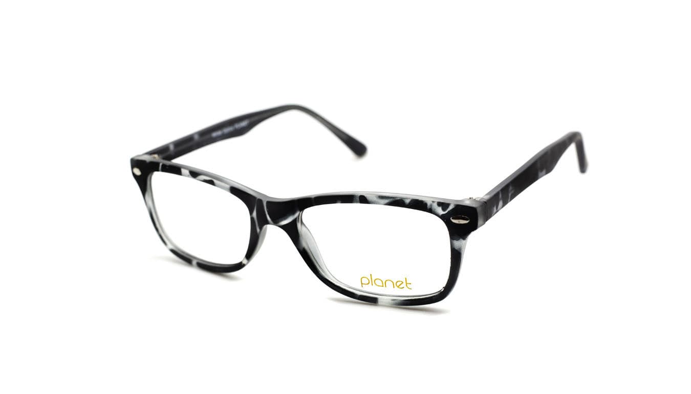 Planet 47 designer frame in colour Matt Black/Mottle