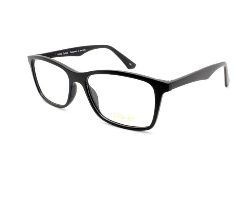 Planet 67 designer frame in colour Matt Black