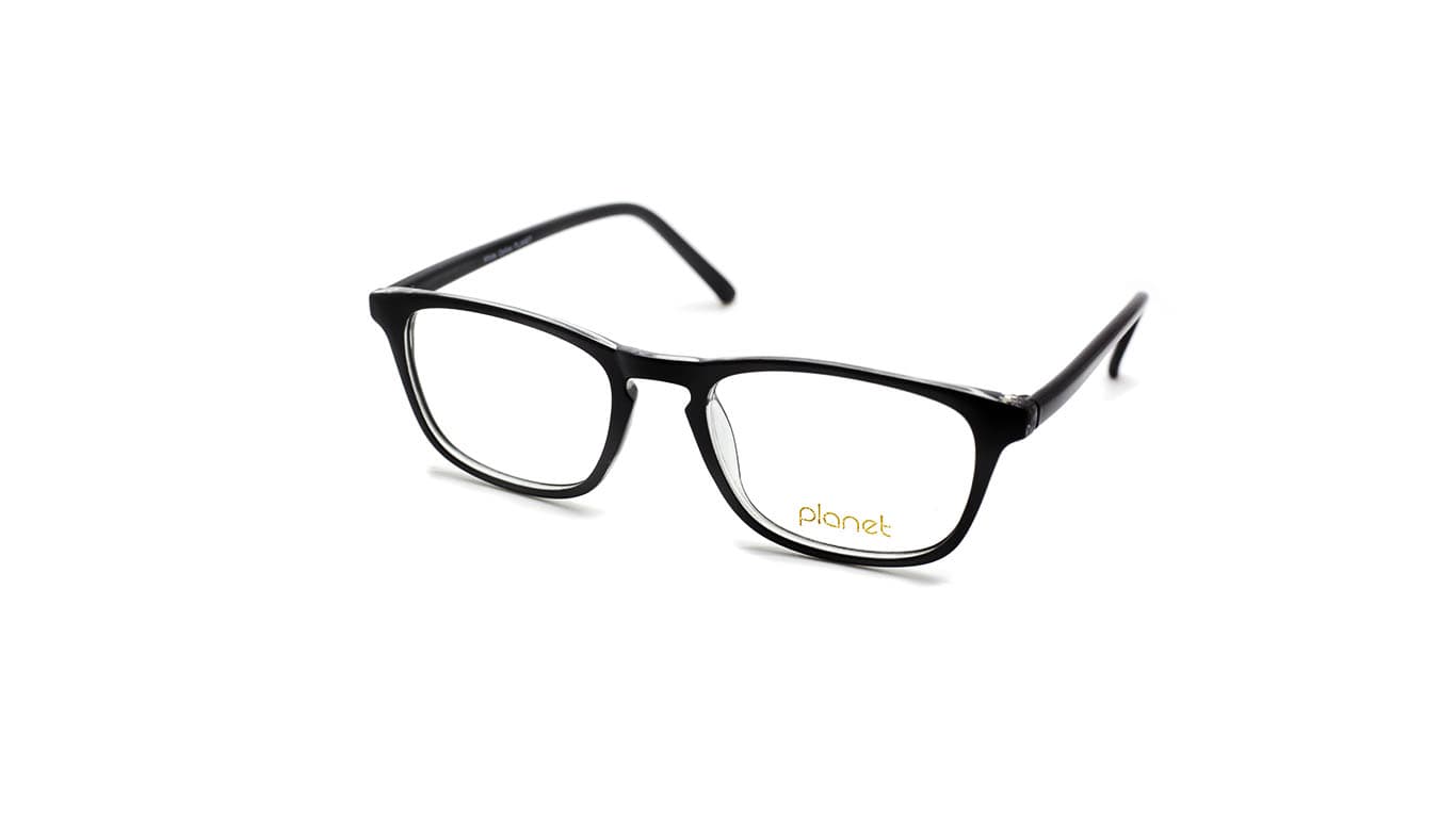 Planet 61 designer frame in colour Shiny Black