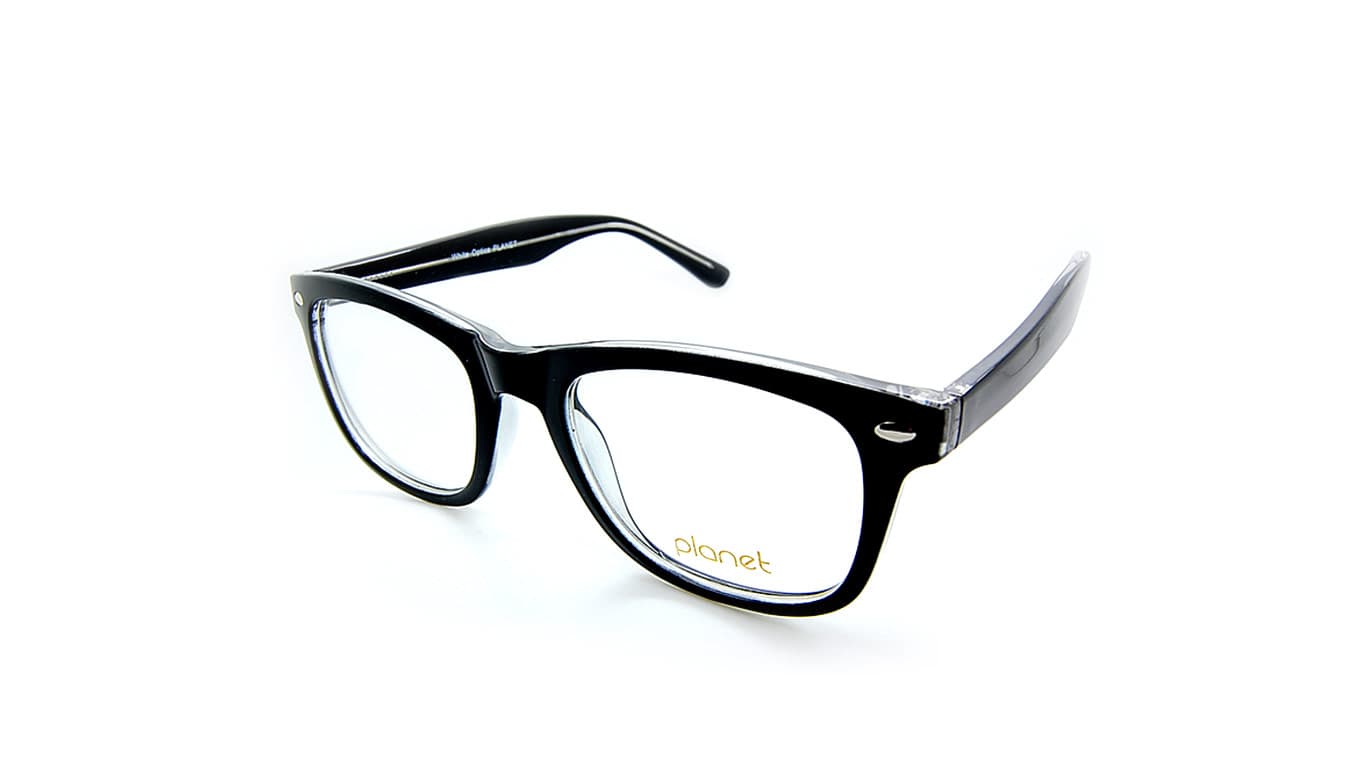 Planet 49 designer frame in colour Black/Crystal