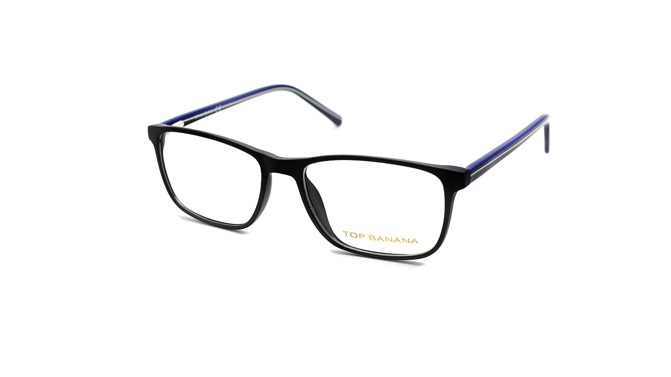 Top Banana Seven designer frame in colour Black/Blue