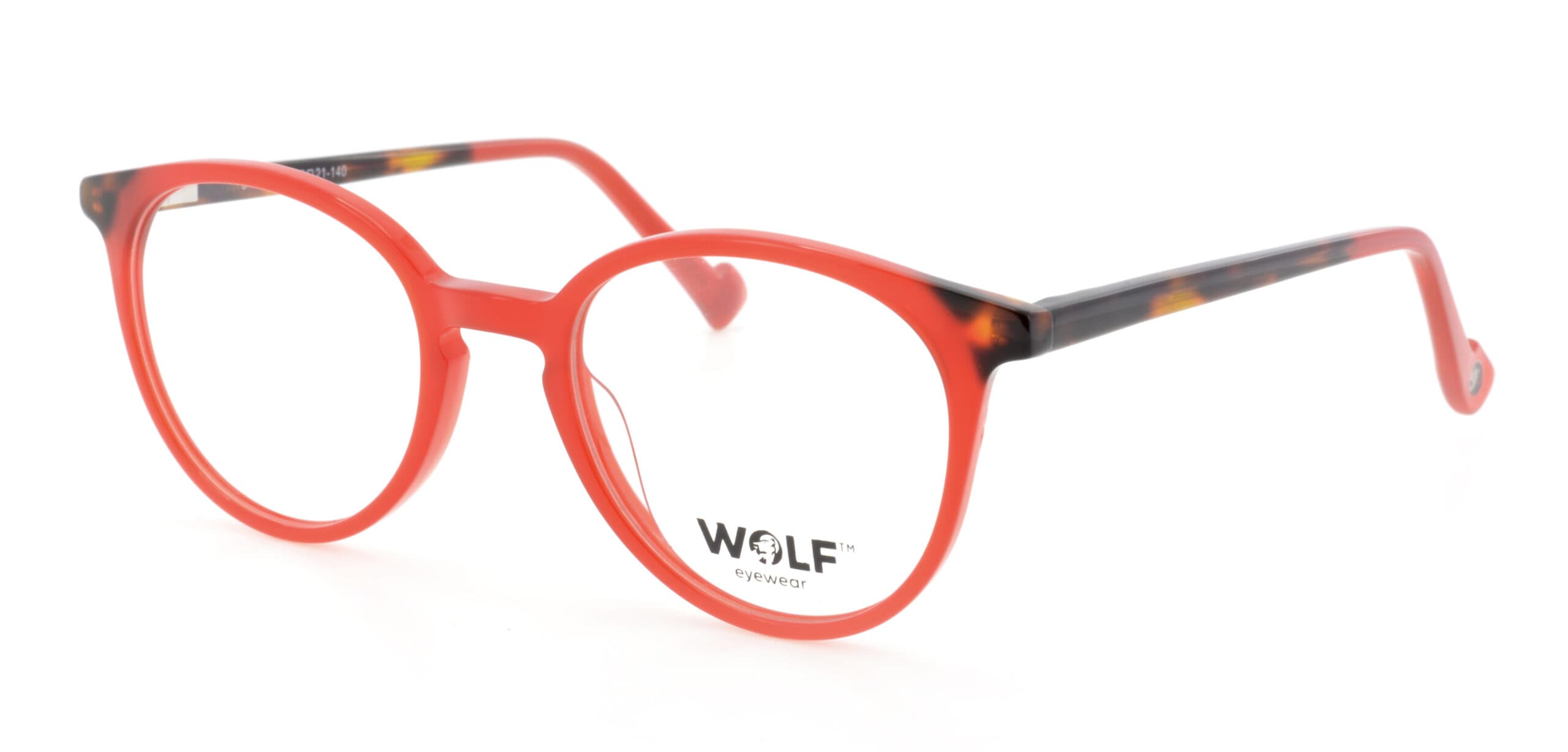Wolf Eyewear 3131 designer frame in colour Red
