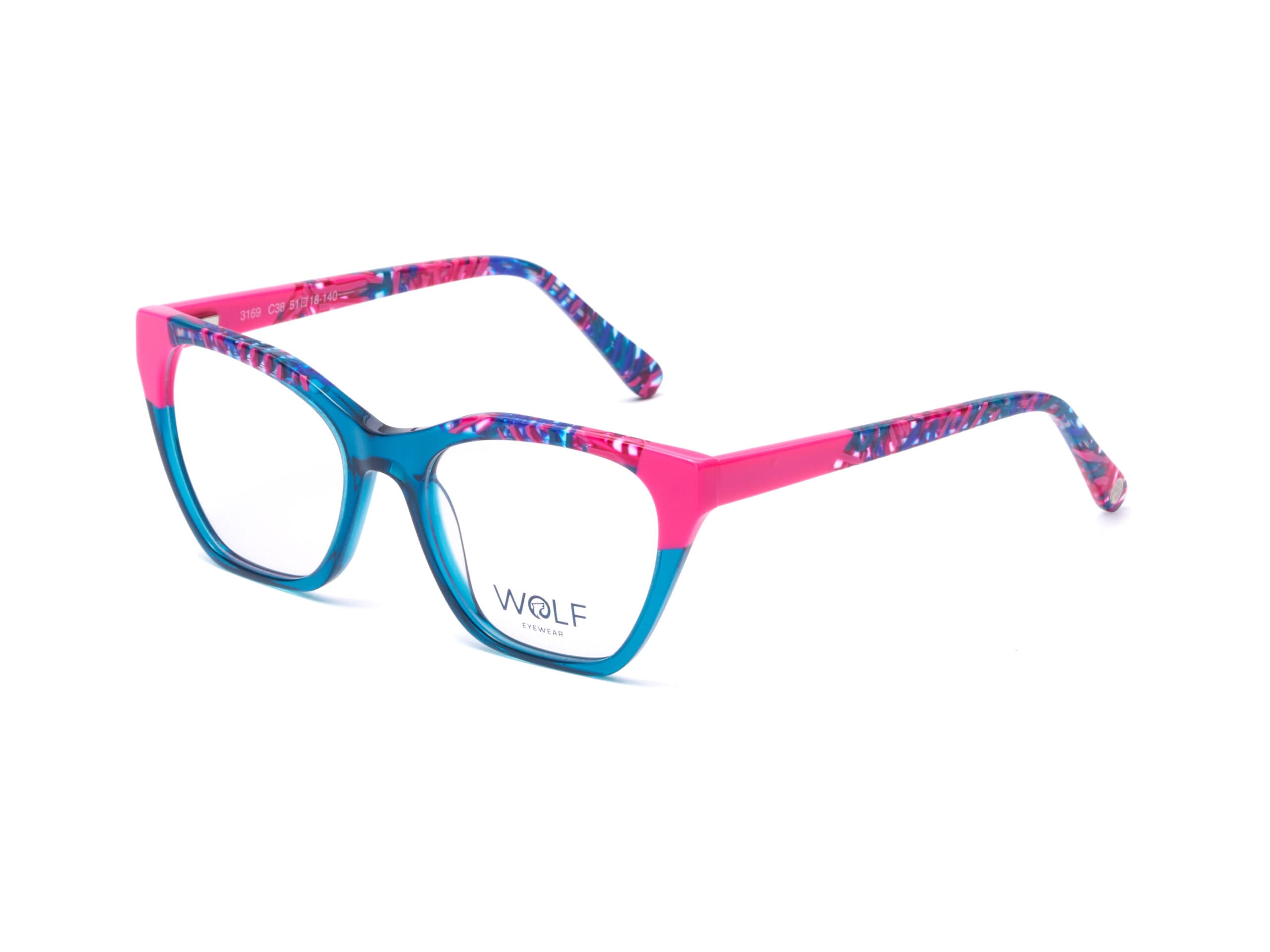 Wolf Eyewear 3169 designer frame in colour Rose
